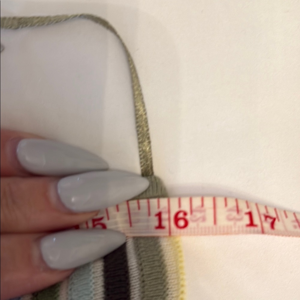 Banana republic  Striped Mid Dress size M NEW WITH TAGS Green, Blue, and Yellow - Picture 6 of 10